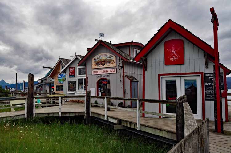 shops on the spit